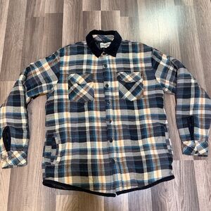 Rugged Trails plaid shirt jacket.  M. Eclectic grandpa.